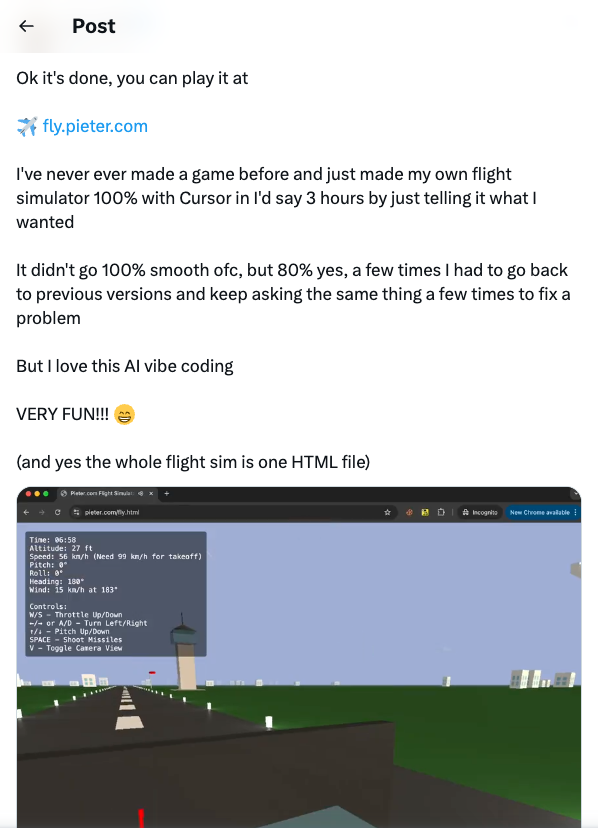 Source tweet